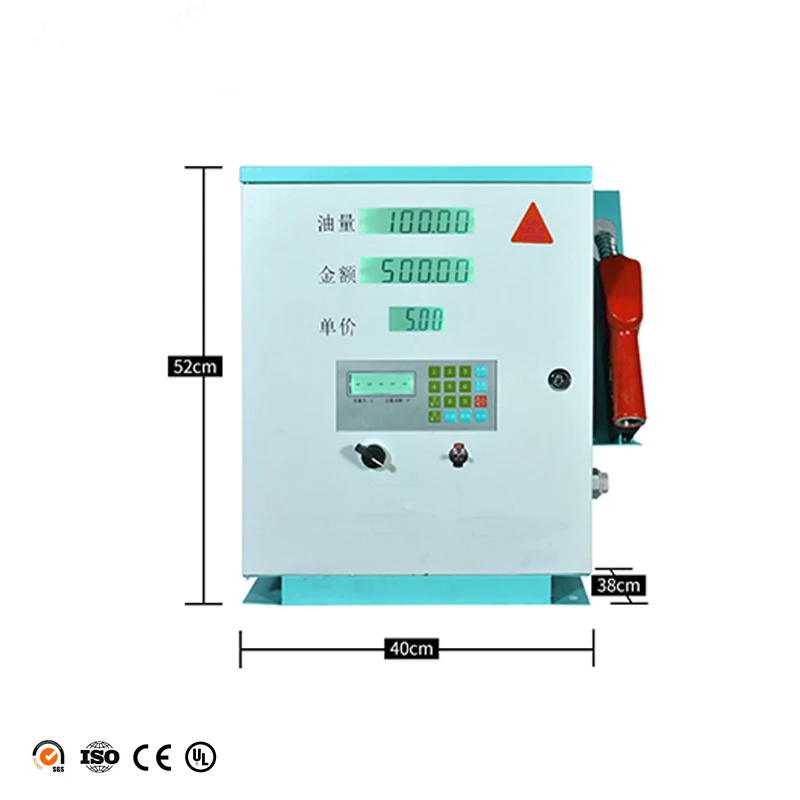 Мобильный небольшой автомобильный дозатор топлива с катушкой для шланга