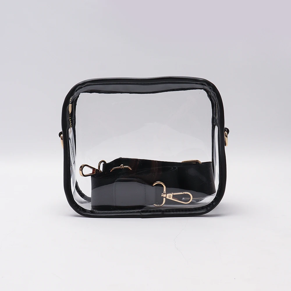 RTS Fashion Cross Body Shoulder Bags Clear PVC Summer Women Tote Bag Jelly Luxury Transparent Handbags For Women