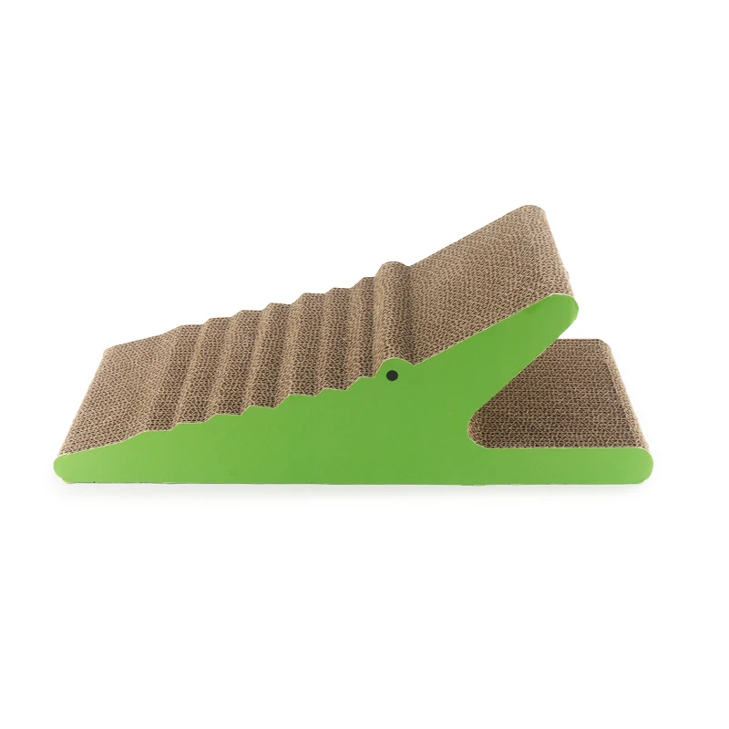 New Design Durable Lovely Baby crocodile Shape Cat Scratching Board Sleeping Playing Cats Toy From China