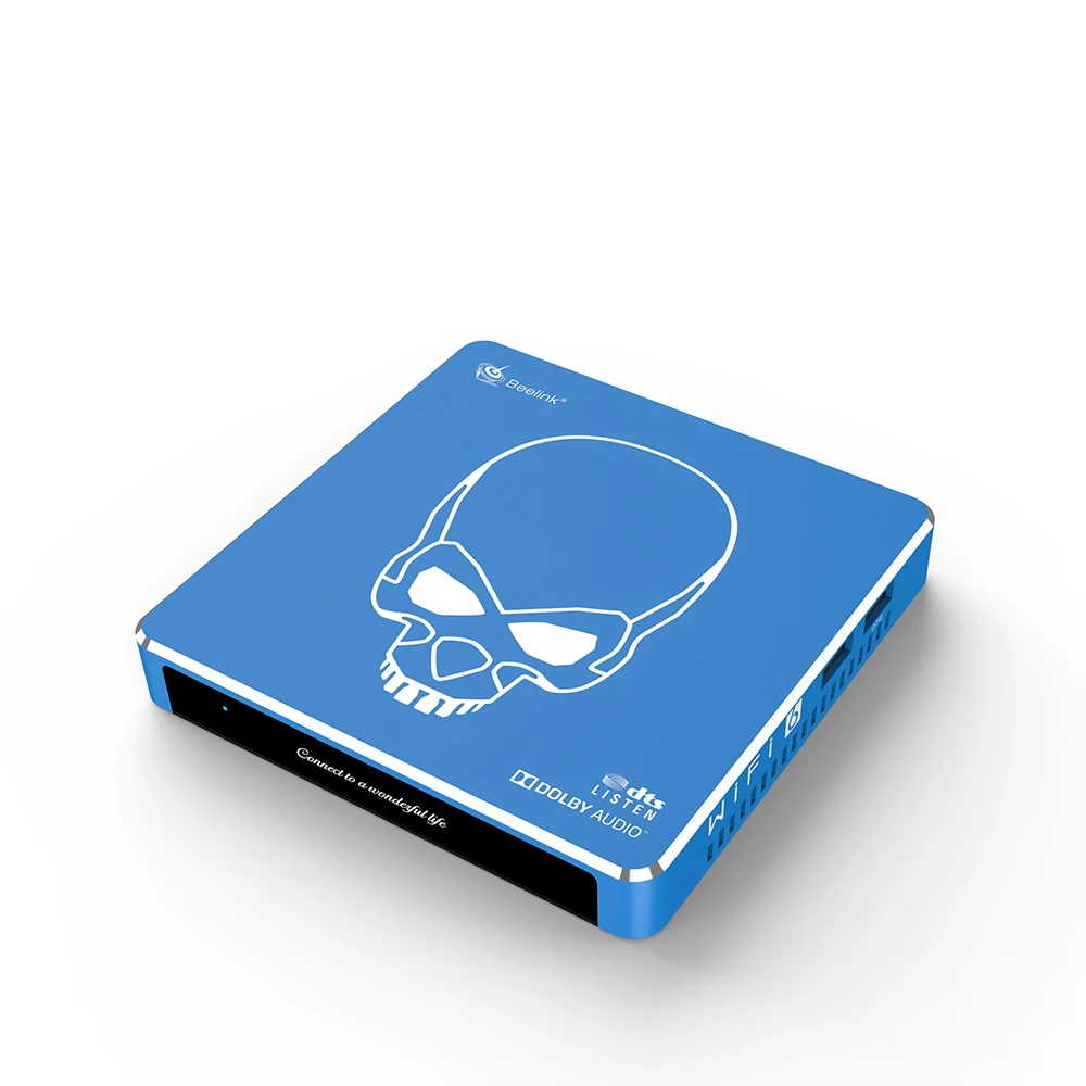 Фабрика Beelink GT King pro Wi-Fi 6 S922X-H 4 ГБ 64 сертифицированный ТВ приставка Android 9 0 умный IP/ТВ Декодер каналов кабельного телевидения голосовой пульт дистанционного