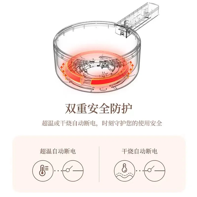 2022 best-selling custom household appliances single-handle smart mini rice cooker