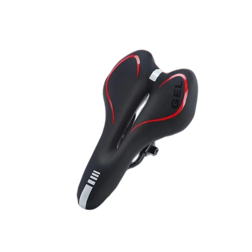 mountain Bike gel Saddle Bicycle  Leather Seat Cushion