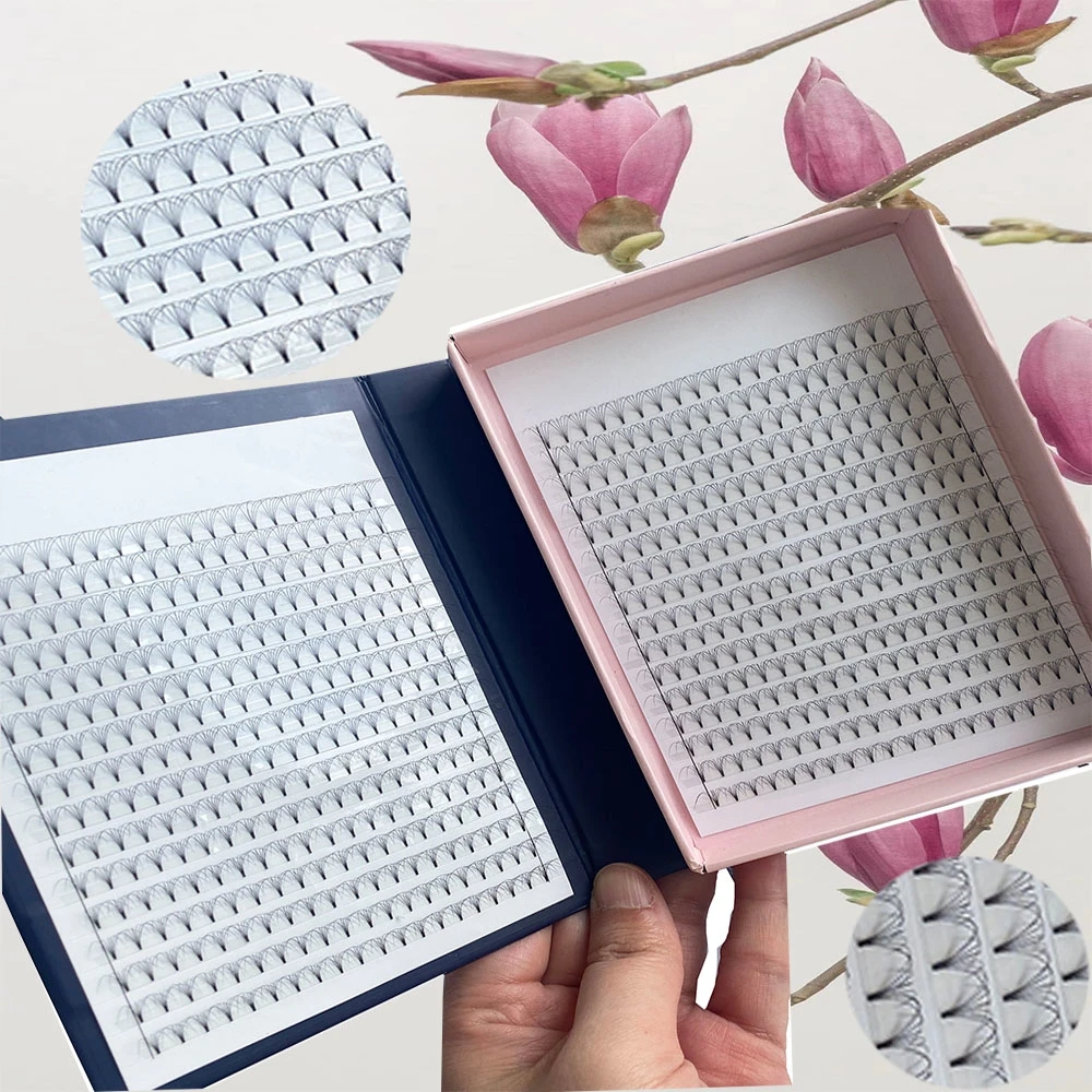 Magnetic eyelashes no glue premade fans 3D 4D 5D 6D 10D C D  curl 0.07 8-15mm russian volume eyelashes extensions