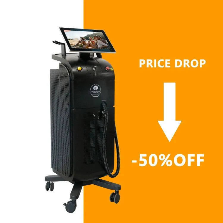 KM Latest upgrade Android system laser diodo 3waves laser ice 755 808 1064nm laser diodo hair removal fast treatment