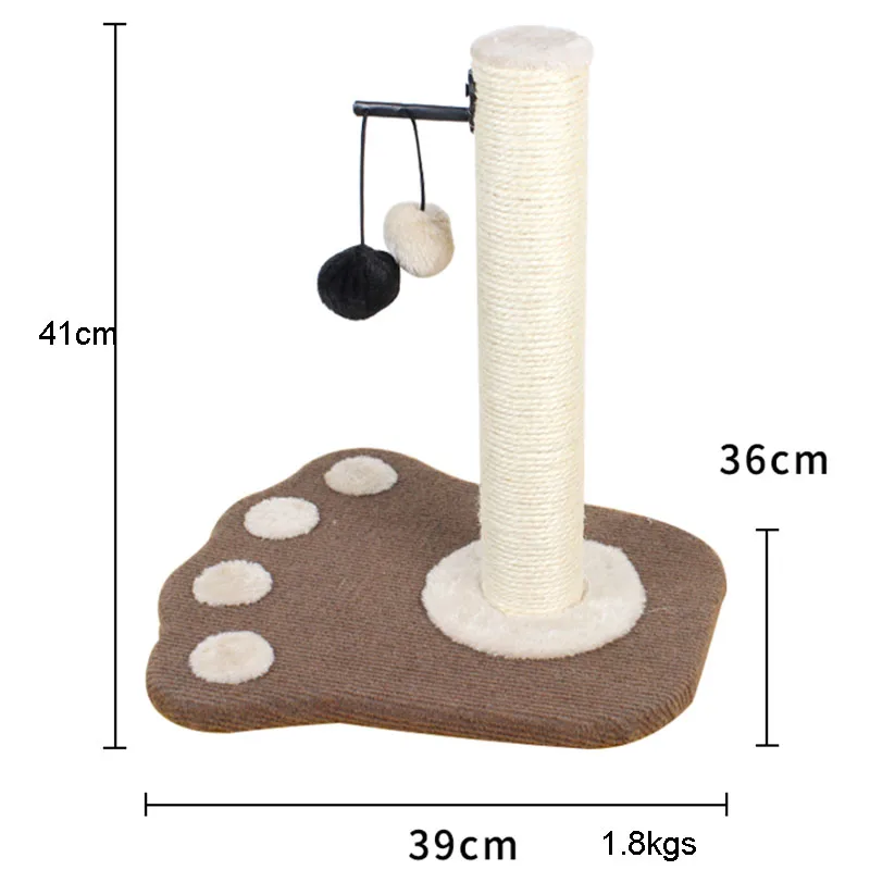 Small Size With Toys For Pets Playing Simple Cat Tree House Scratching Tree Climbing Wooden Pet Furniture