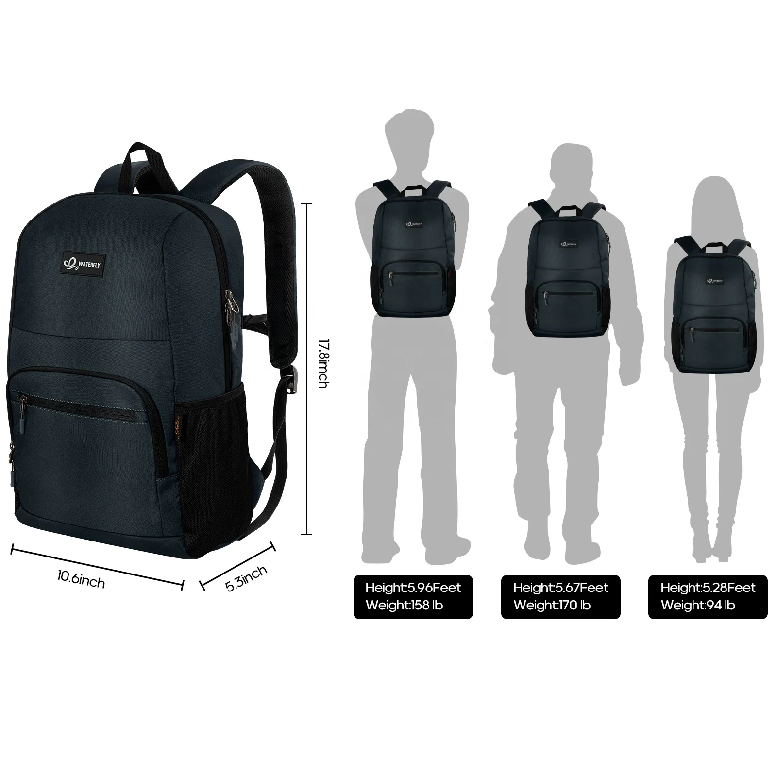 30L Anti-theft large capacity multi-functional laptop luggage strap travel business duffel backpacks