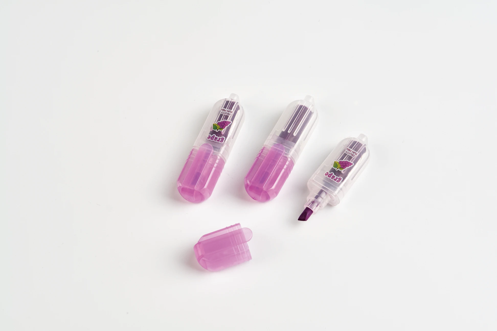 
chinese customized mini rainbow highlighter marker set for sale 