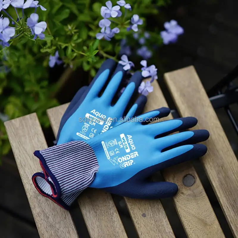 Custom Latex Coated Outdoor Winter Working Gloves Wholesale Waterproof Work Gloves