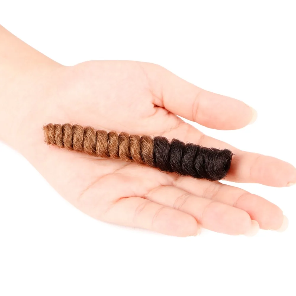 Горячая продажа афро кудрявый искусственный locs Весна Твист марли волос Жезл локон синтетический крючком косы волос