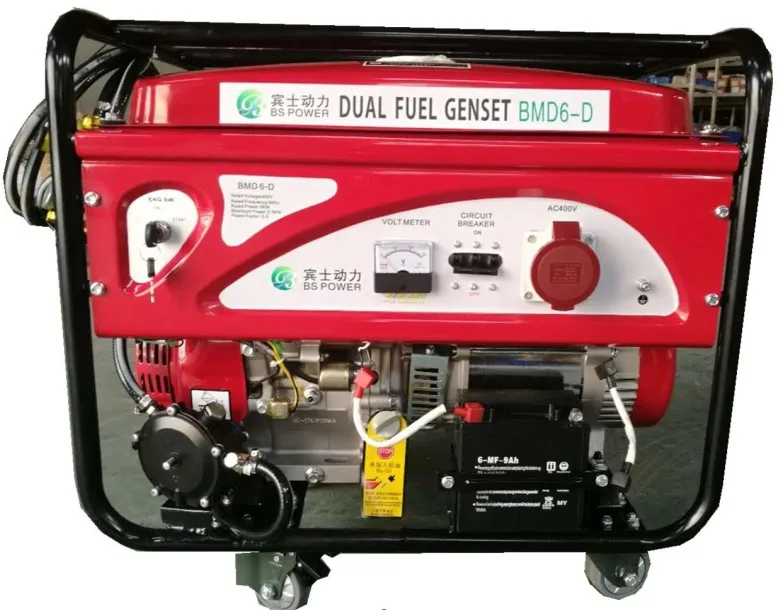 Двухтопливный звукоизоляционный Бесшумный Генератор СНГ/ПГ POWERGEN 5