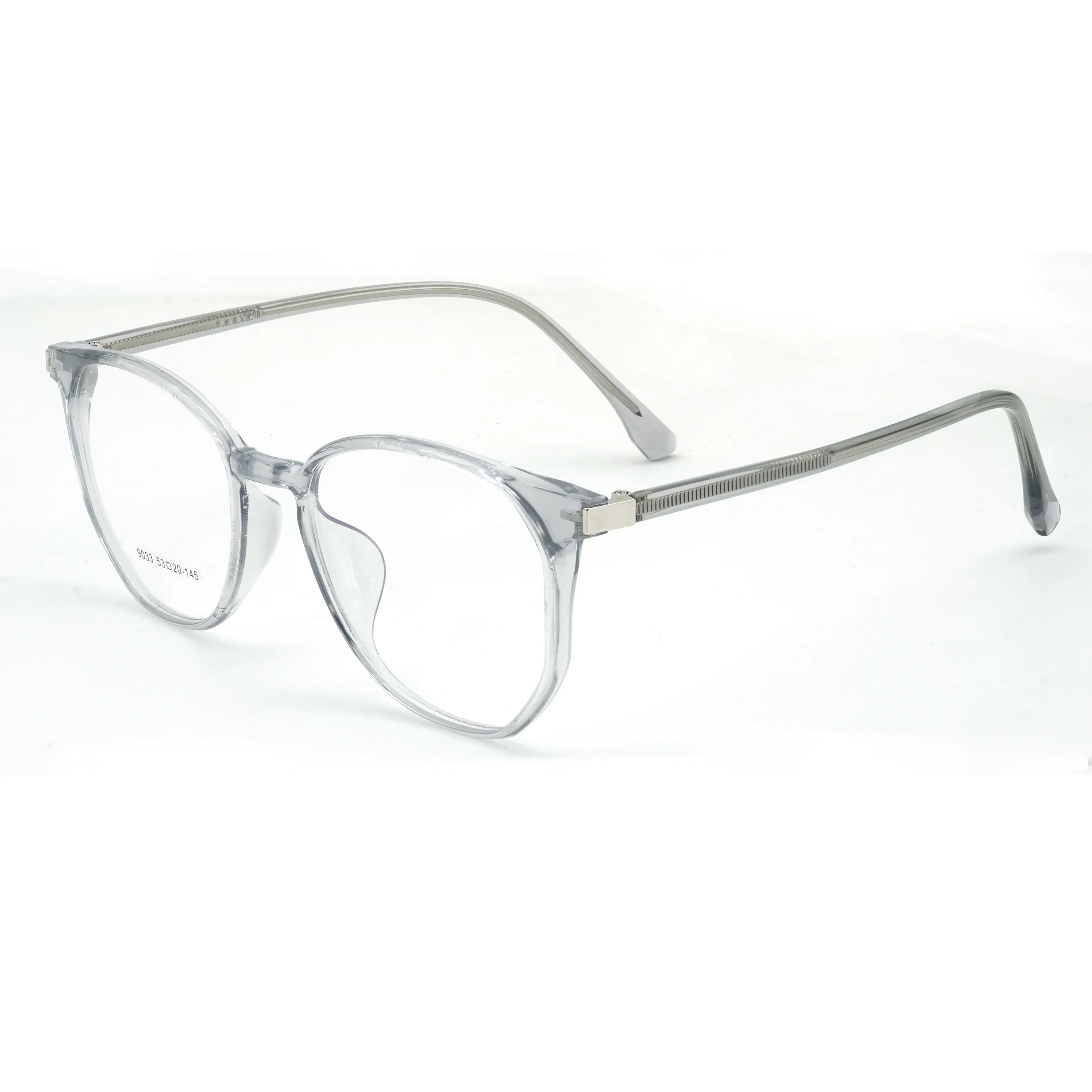 9033 TR90 eyeglass Interchangeable lens Computer Glasses TR90 Blue Light frame Plain blush sunglasses