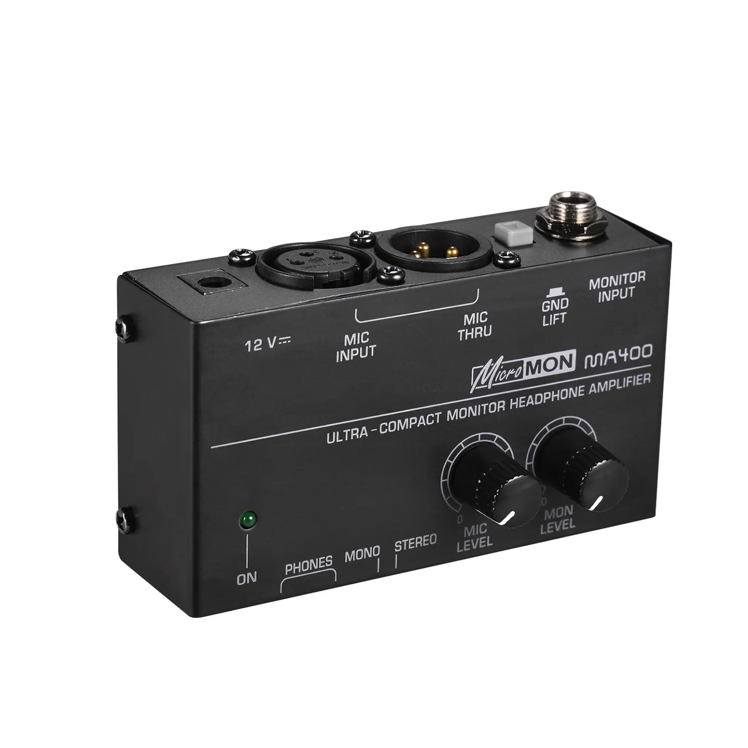 Ультракомпактный монитор усилитель для наушников Amp с входом микрофона XLR 6 35 мм вход монитора и 3 5