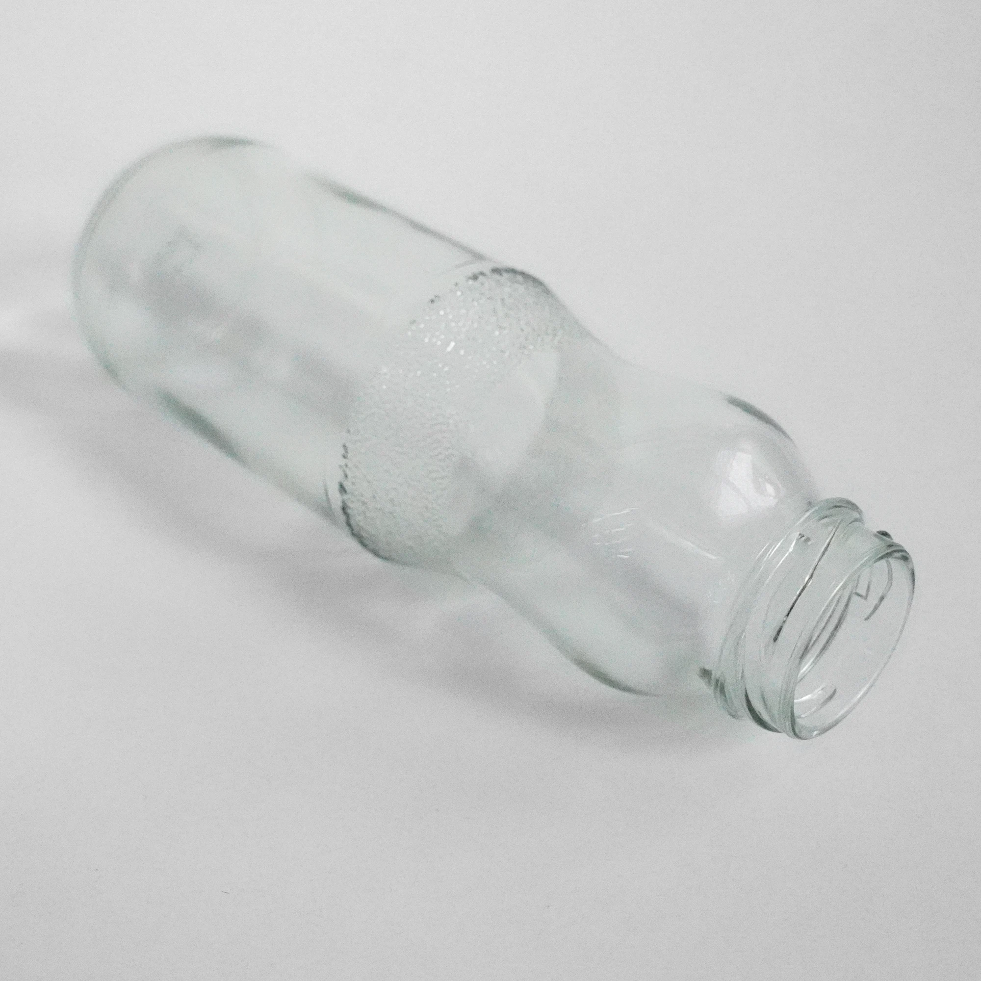 Wholesale 300ml Round Glass beverage drink bottle for juice