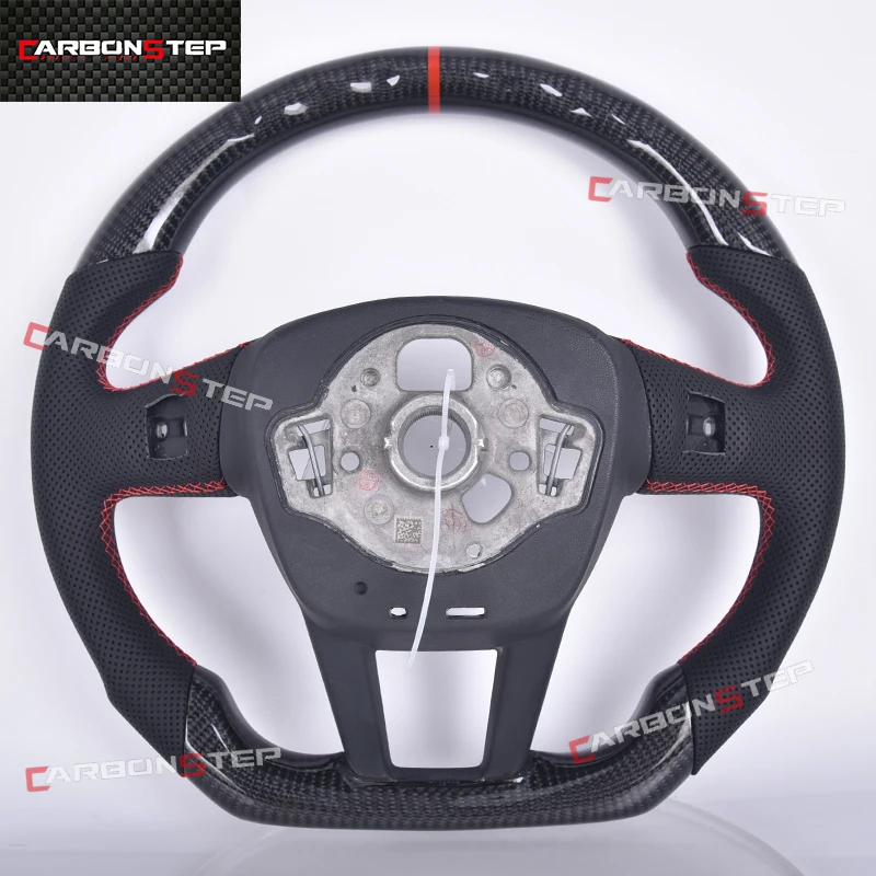 Low Price Carbon Fiber Steering Wheel In Stock For Audi Q3 A4 B7 C7 RS6 A6L B9 A3 S Line S5 B8 A5 B8 A4L
