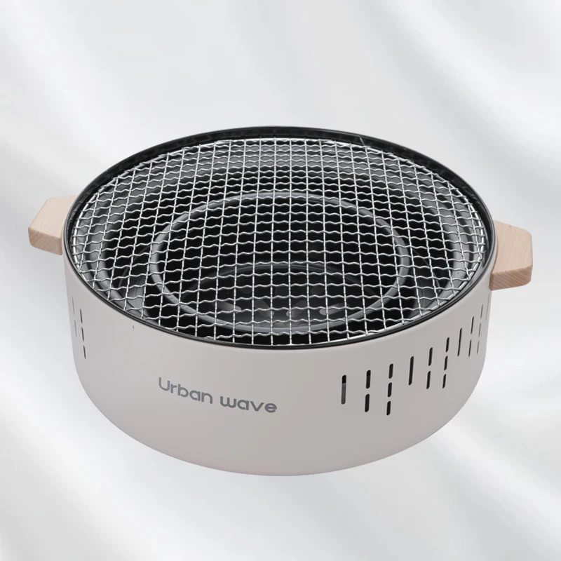 Большая скидка железный лист открытый кемпинг гриль Портативный древесный уголь выпечки гриль печь