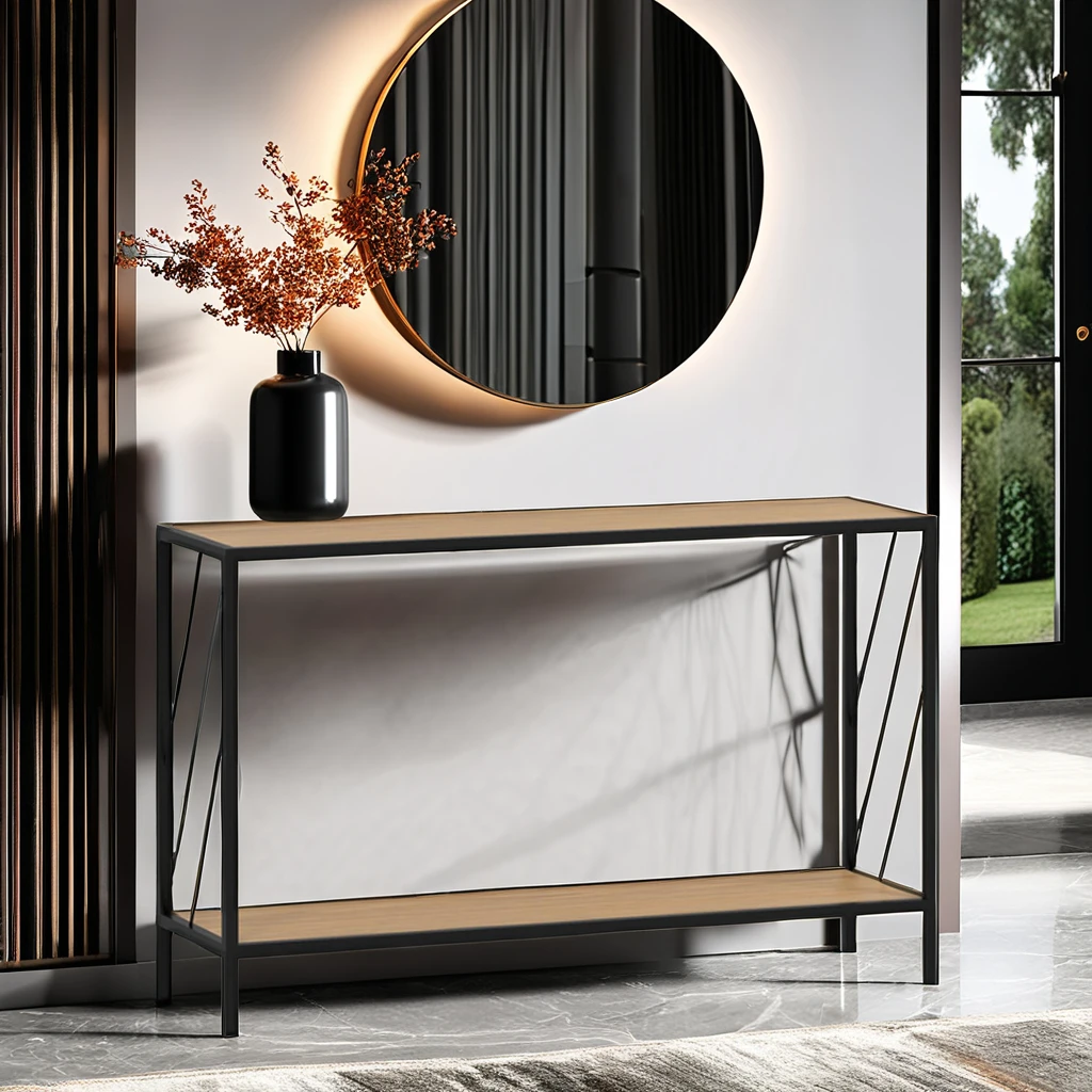 Entry Living Room Furniture Wood Modern Console Tables for Home