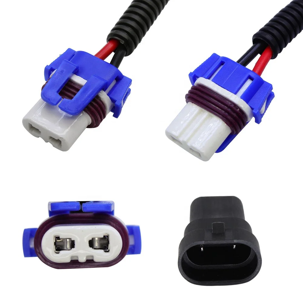 9005 HB3 To 9006 HB4 Socket Pigtail Wiring Harness Wire Connector For Headlights or Fog Lights
