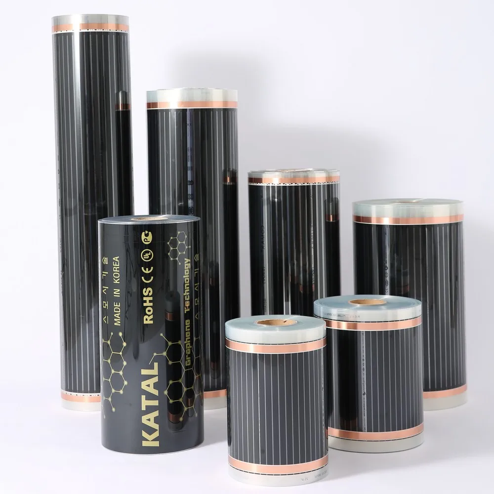 Factory Custom Electric Heating Floor Film Infrared Ray Heating Film Far Infrared Electric Underfloor Heating Film
