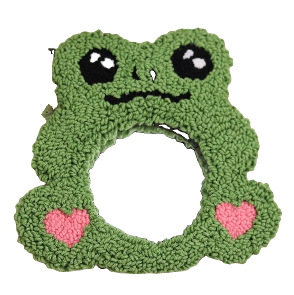 Frog Mirror Punch Decoration Jewelry Cartoon Drink Bar Needle Mirror Frame Handmade Mug Rug Mirror For Home