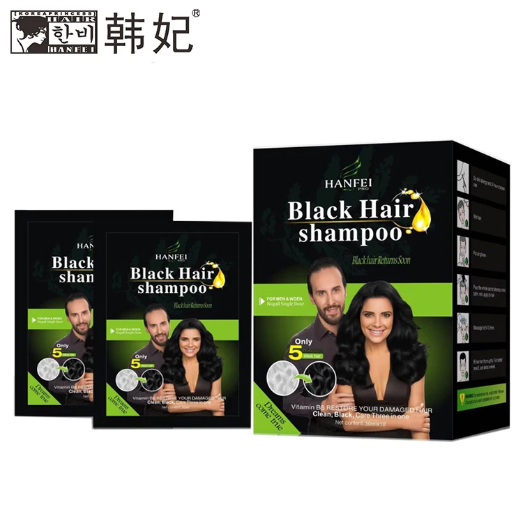 Latest Wholesale Price Super Black Hair Dye Ammonia Free Vip Hair Color Shampoo
