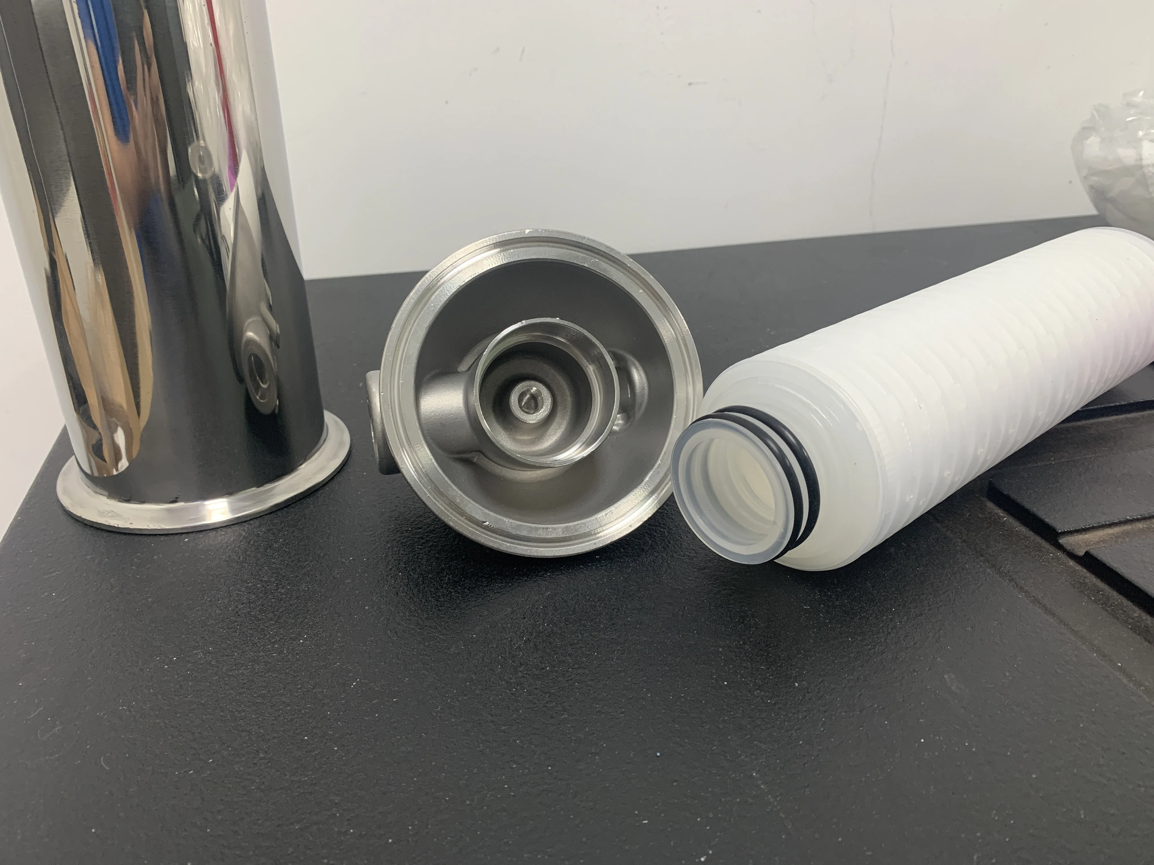 Industrial large flow liquid filtration system Stainless steel Housing Water Treatment Equipment water prefilter machine