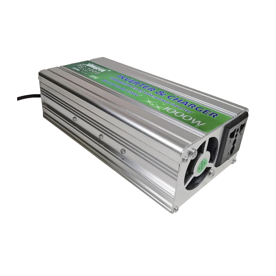 SC-1000 12V 220V инвертор с зарядным устройством для аккумулятора/преобразователь напряжения постоянного тока в переменный ток с зарядным устройством smart solar Inverter