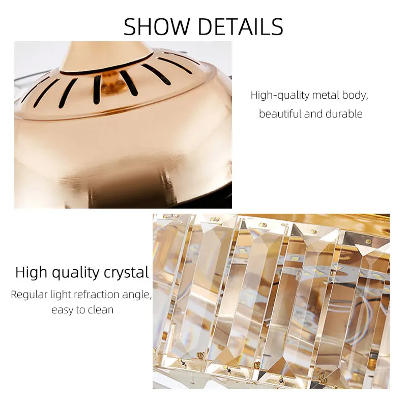 Factory hot selling high quality luxury ceiling fans wholesale modern electric ceiling fan with remote