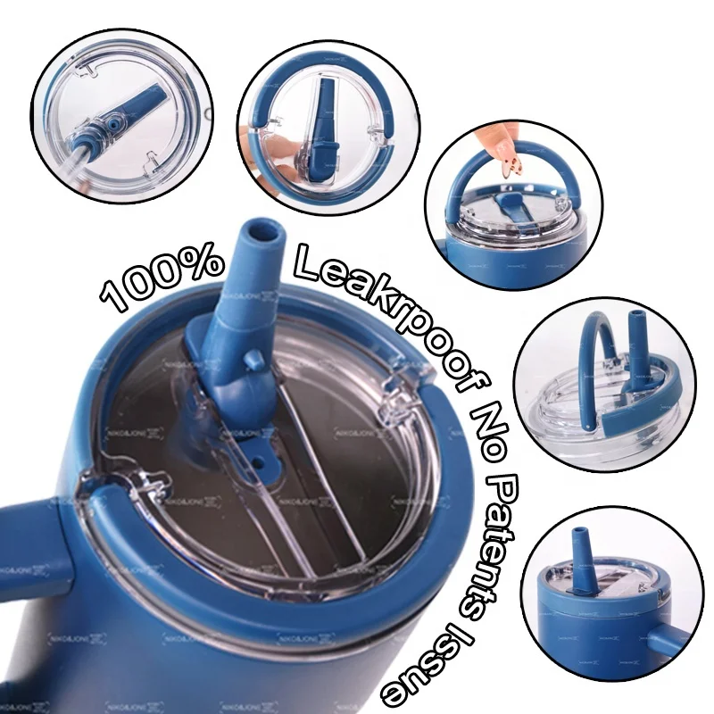 2024 New Arrive 100% Leakproof Replacement Lid Traveler Flip Straw Cover For 30oz 40oz H2.0 Tumbler & H3.0 40oz Tumbler