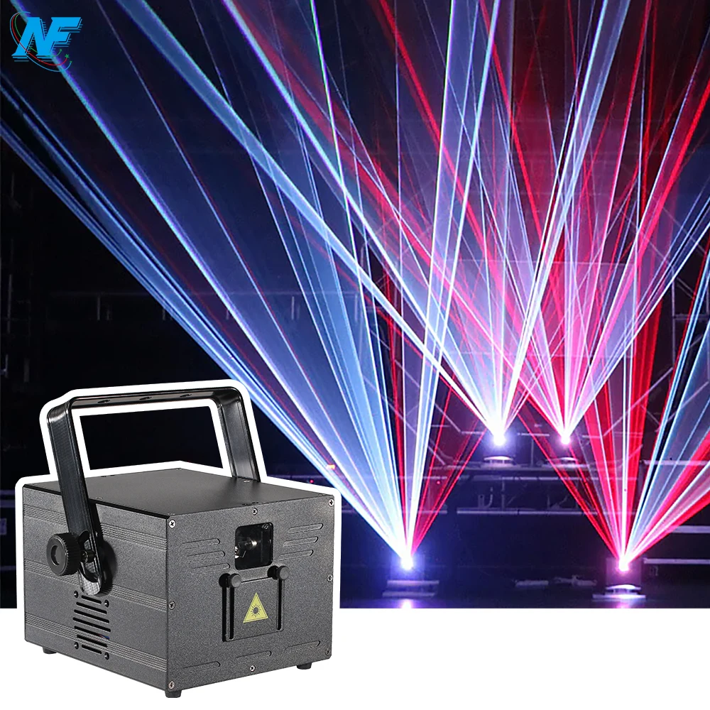 F8 - series ILDA/DMX controlled animated RGB full -color ceremony laser lights applicable to DJ disco night parties.
