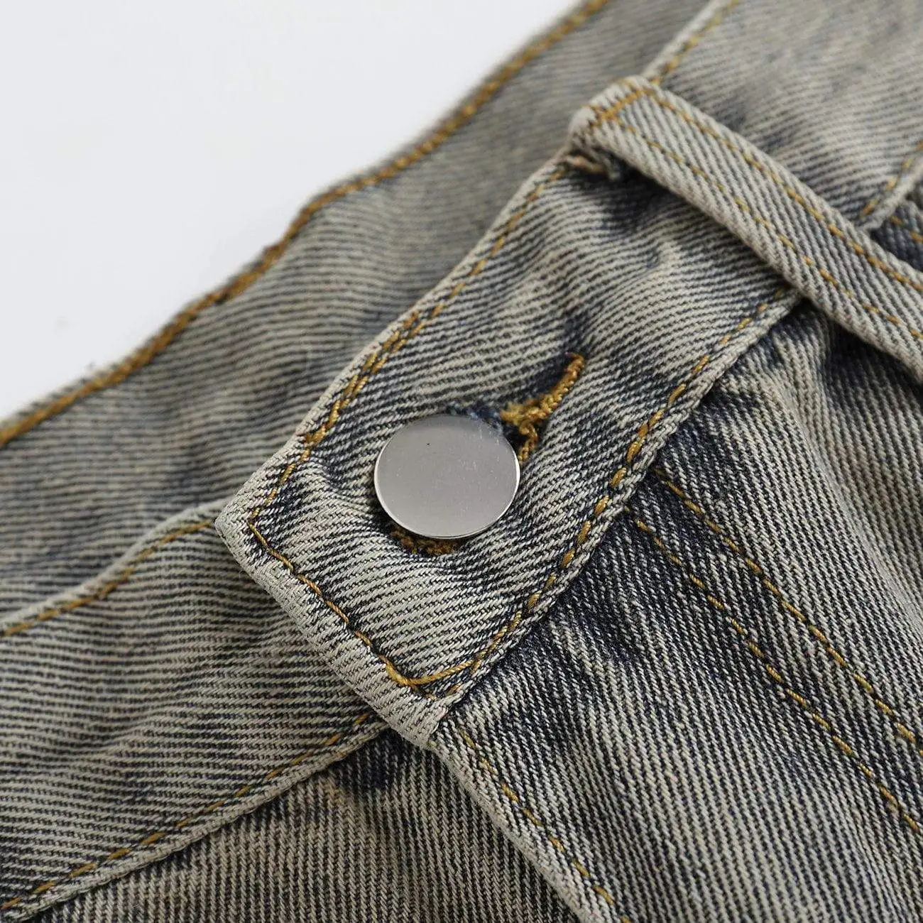 DiZNEW Custom Pattern Men  Denim Jeans Trendy Brand Trousers High Waist Skinny Patchwork Men Denim Pants For Streetwear