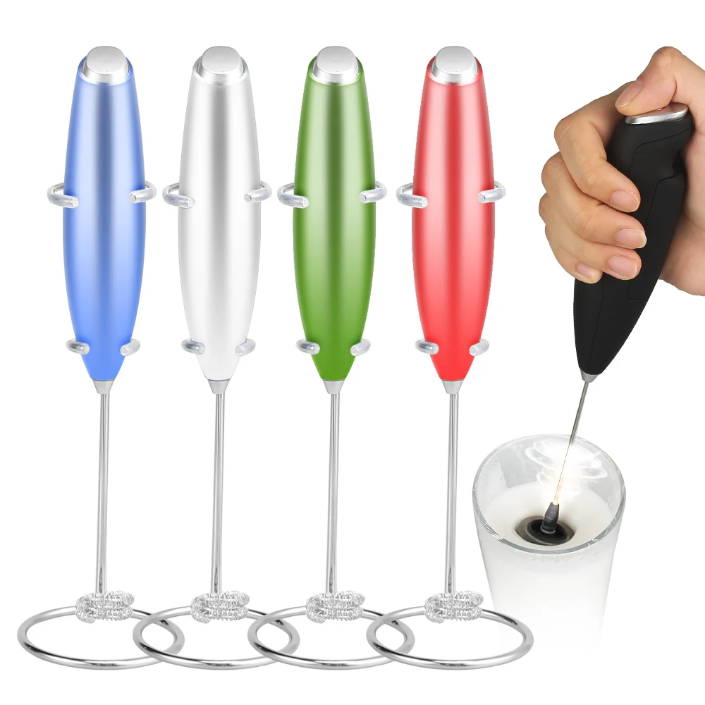 Chocolate Matcha Foam Maker With Stand Portable Coffee Maker Automatic Electric Milk Frother