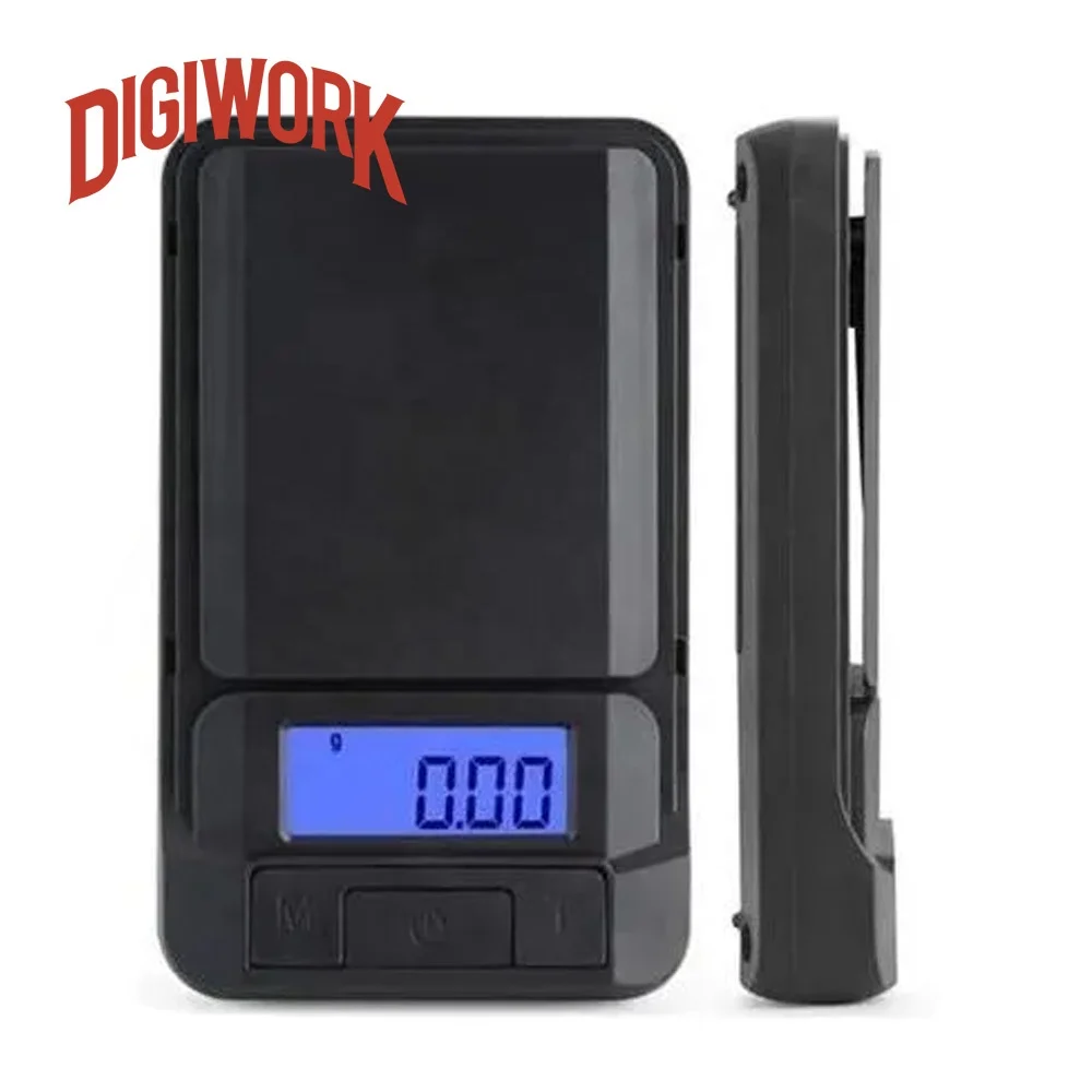 DIGIWORK 100g 0.01g Mini LCD Digital Scale Handheld Scales Gold Silver Electronic Weight High Accuracy Balance Counting