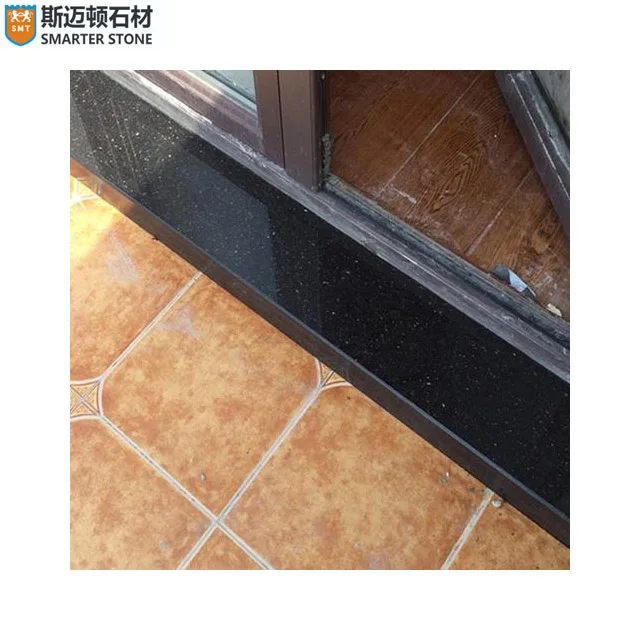 Hot Sale Waterproof Black galaxy marble threshold for hotel apartment villa