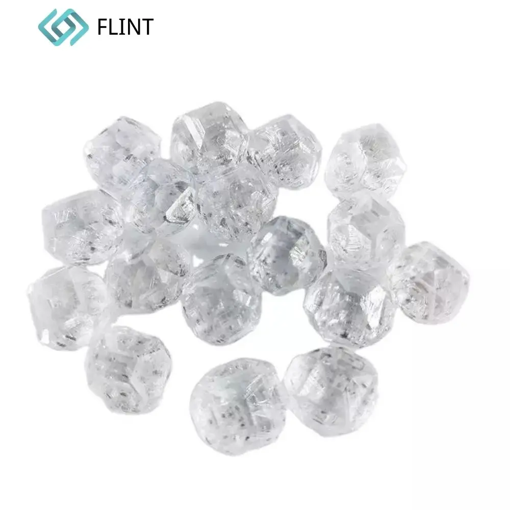 FLINT  Natural HPHT Rough Diamond Stones white Raw Rough Diamonds HPHT Diamond