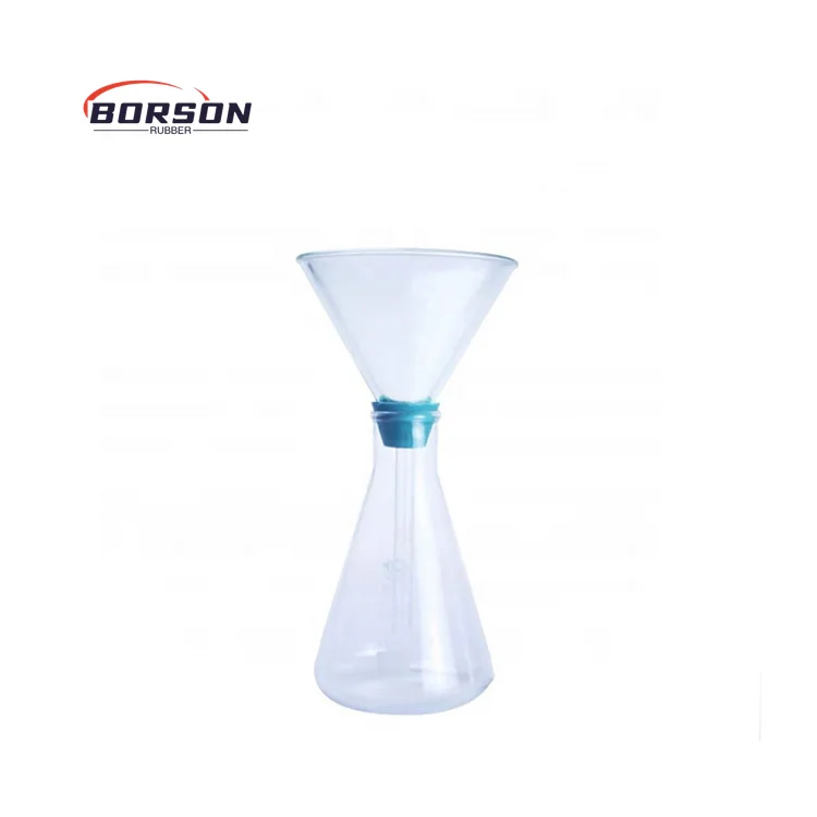 Factory natural rubber 6 or 9 Count Silicon Filter Adapter Cones Set rubber Buchner Funnel Flask Adapters