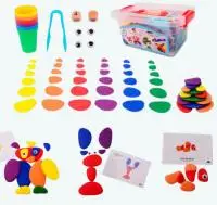 36 pcs Building Block Stacking Game Toy Educational Preschool Learning Toys Building Stacking Blocks Stone Blocks Toy