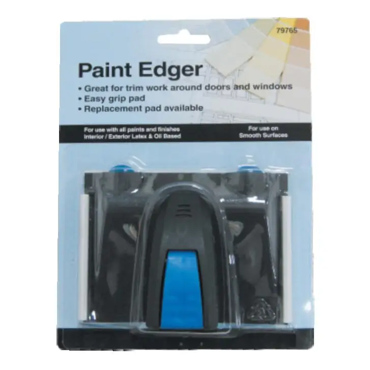 Handheld Plastic Handle 5' Paint Edger Paint Pad With Foam Cover