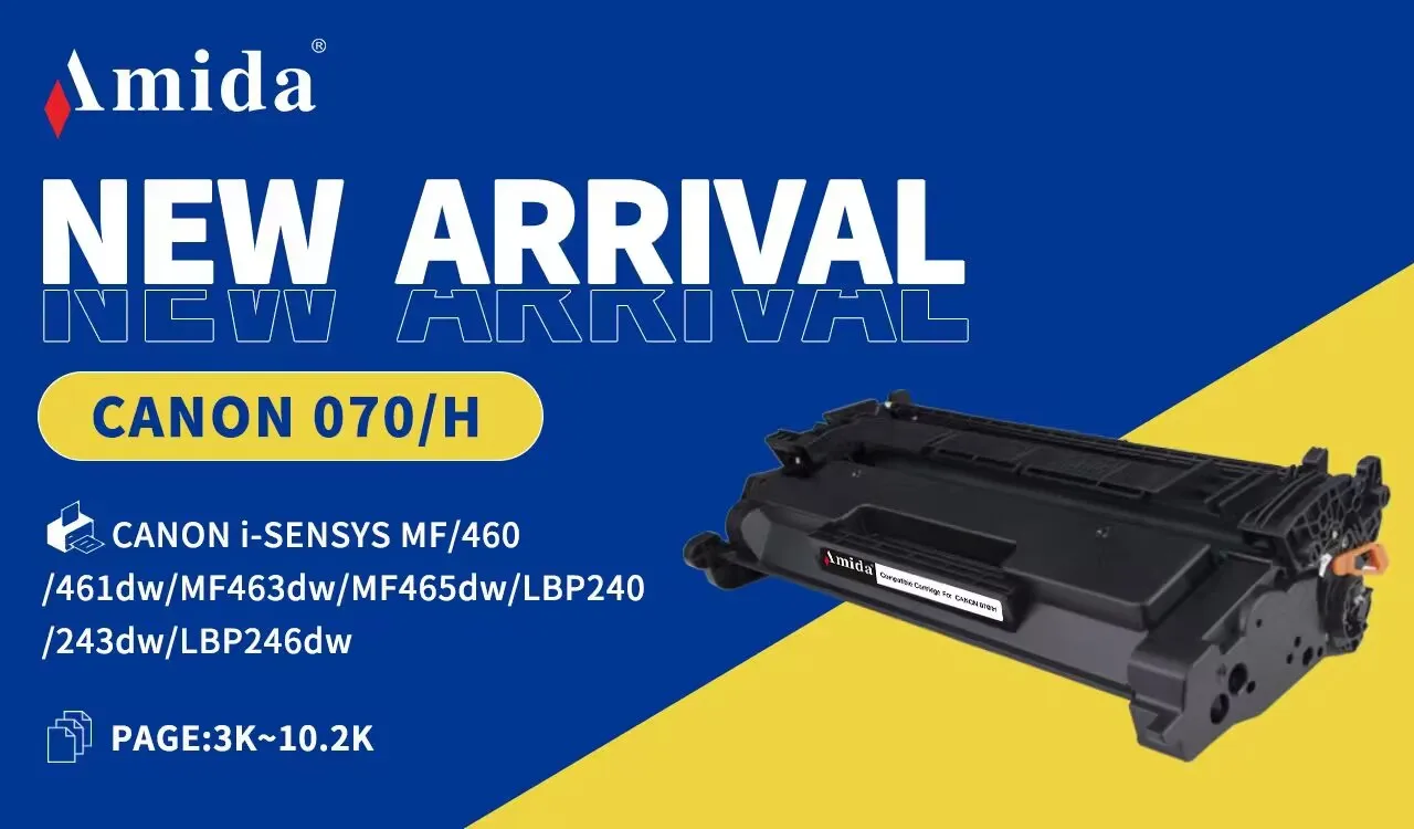 Amida Premium Toner New Arrival 070 070H Compatible Cartridges for Canon I-SENSYS MF/460/461dw Printer Toner Cartridge