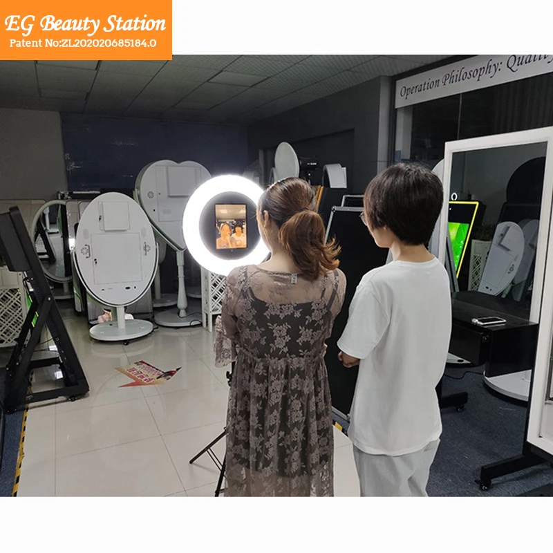 Magic Small iPad Stand Mirror Pphoto Booth for Party