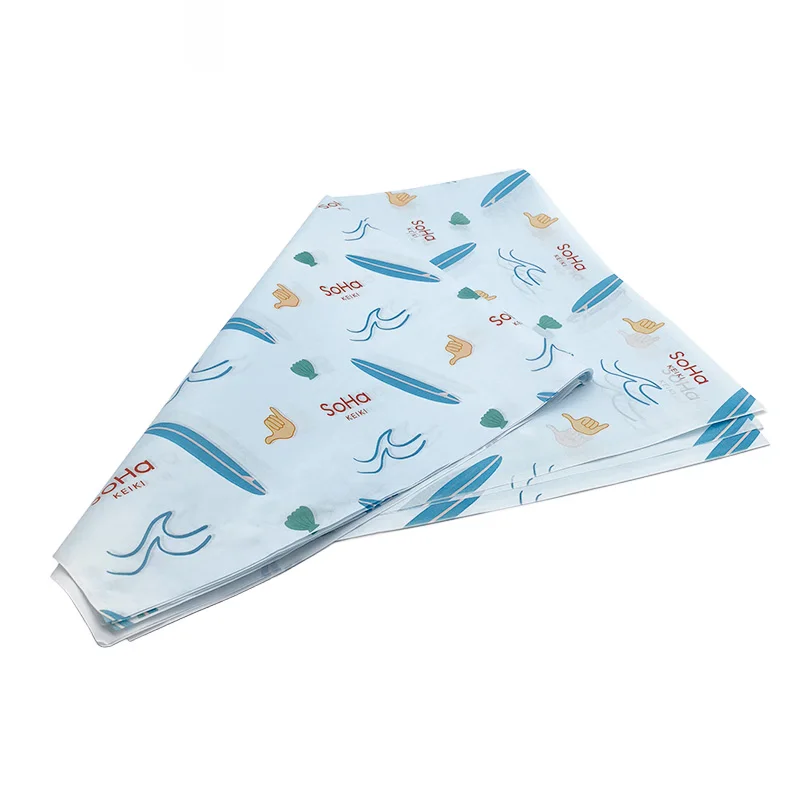 Qingdao Grease Proof Burger Wrapping Paper For Clothing Gift Packaging