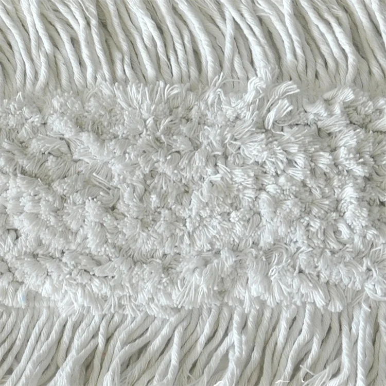 High Quality Super Easy Clean Floor Polyester Cotton Flat Pocket Mop Head Pad Refill Mop
