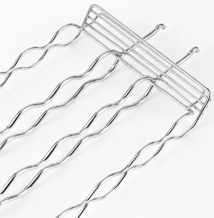 Outdoor Camping BBQ Tools Sausage Stainless Steel Barbecue Net Outdoor Grill Barbecue Grill Sausage Barbecue Net