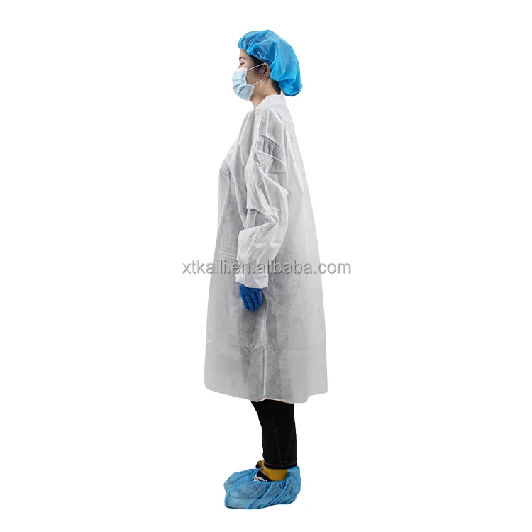 2022 Hot sell  Non Woven Isolation Gowns lab coat  Disposable Surgical Gowns