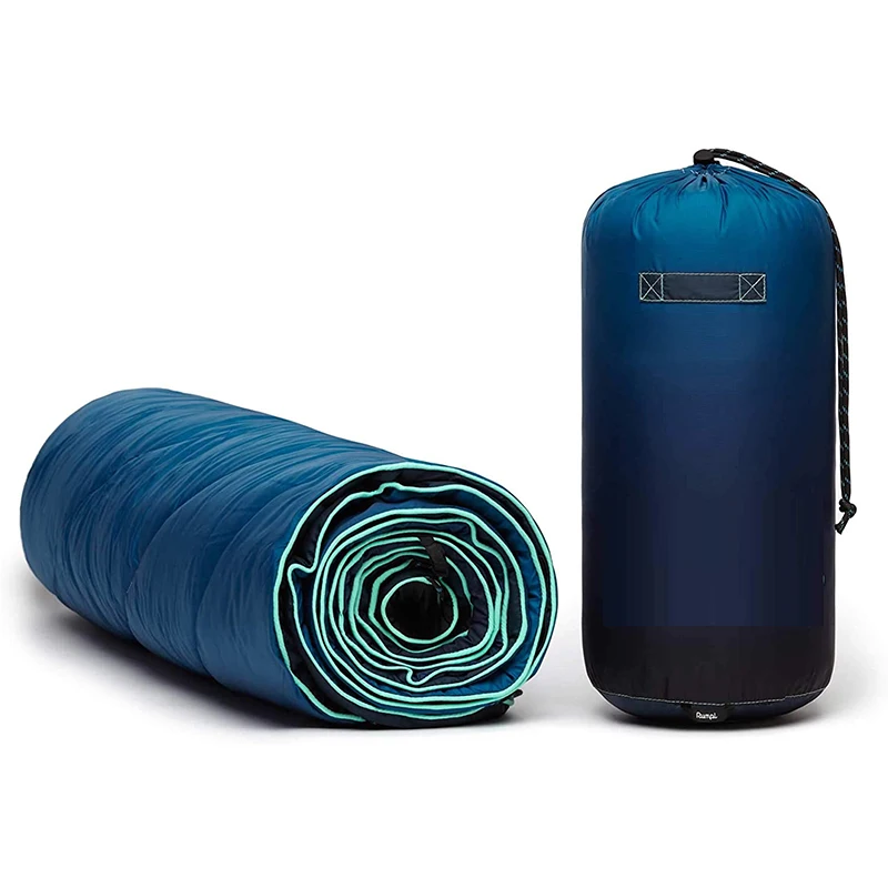 wholesale Comfortable outdoor down puffy blanket hiking camp blanket