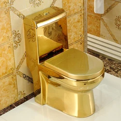golden ceram gold color toiletrv toilets bidet hotel pumping toilet attachment