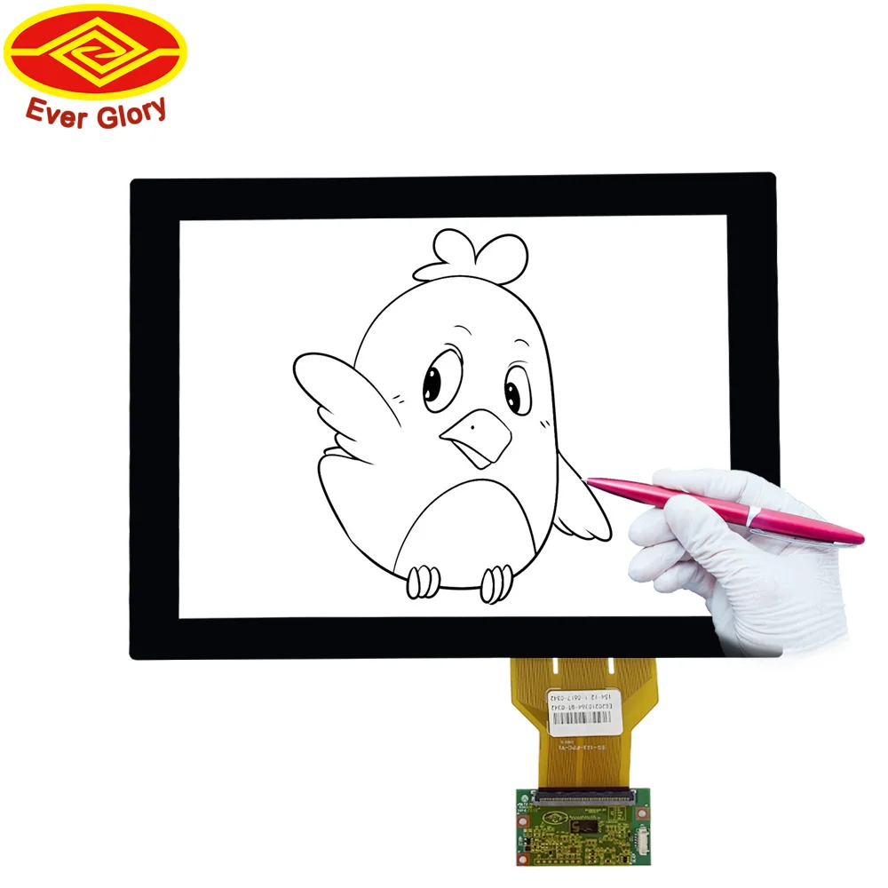 Manufacture Projector Multitouch EETI PCAP LCD 23.8 inch Touch Screen Display Replacement Capacitive Panel Overlay Kit
