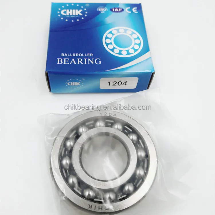 1204TN1 1204KTN1 High Precision Low Friction CHIK Self-aligning Ball Bearing 1204 1204K with Size 20*47*14mm
