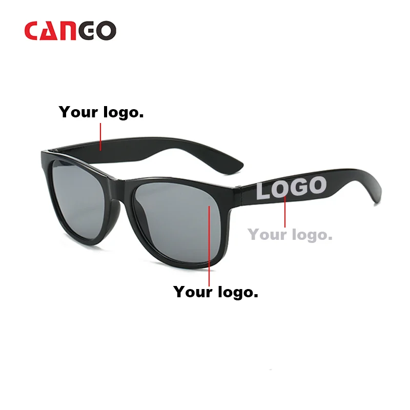 CANGO Personalized 2024 men Cheap wholesale custom sunglasses logo wedding party custom sunglasses custom outdoor sunglasses