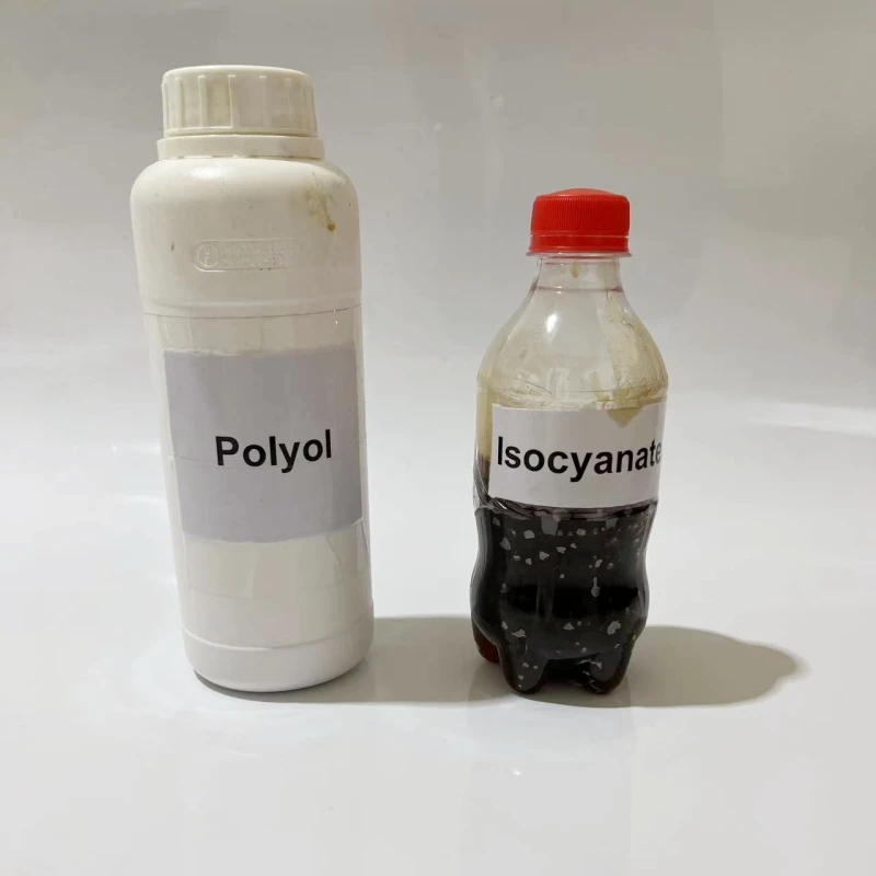 Polyurethane foam gun spray polyurethane foam combination polyether isocyanate