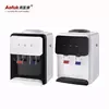 Desktop white color two water taps top cover water bottle electronic cooling hot and cold water dispenser drinking for home use